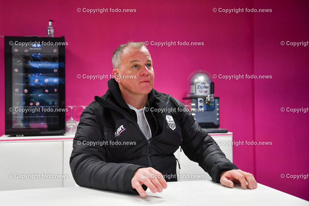 Raiffeisen Arena Linz_ Stadion_ Siegmund Gruber_ Praesident Lask Linz 31.01.2023-30 | 31.01.2023, Raiffeisenarena Linz, AUT, im Bild Raiffeisen Arena Linz
Siegmund Gruber, Praesident Lask Linz (Lask)