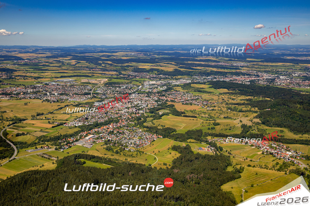Das Luftbild zeigt : Dürrwangen Balingen - Die Luftaufnahme wurde 2024 vom UL-Flugzeug aus erstellt ( keine Drohne ) - Hochauflösende Luftaufnahme - Für grossformatige Ausdrucke geeignet. Die Geschenkidee !Mit Lizenz und Bildrechte bestellbar