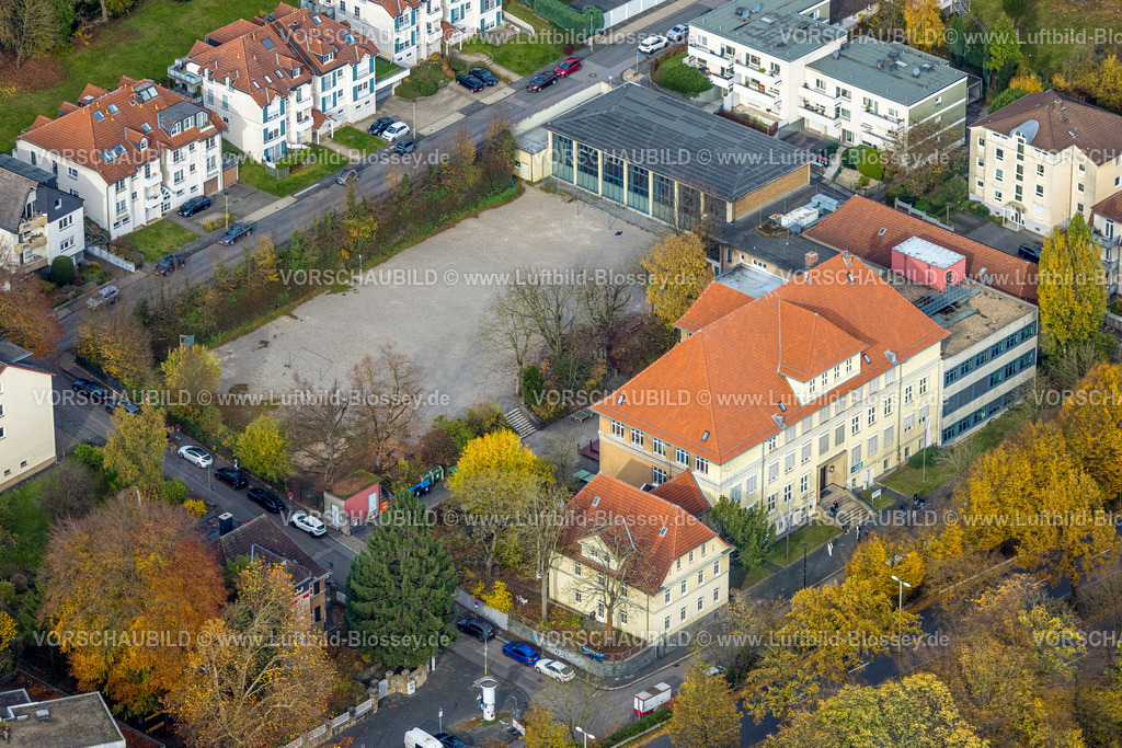 Hagen251101354 | Luftbild, Schule Albrecht-Dürer-Gymnasium, herbstliche Bäume, Hochschulviertel, Hagen, Ruhrgebiet, Nordrhein-Westfalen, Deutschland