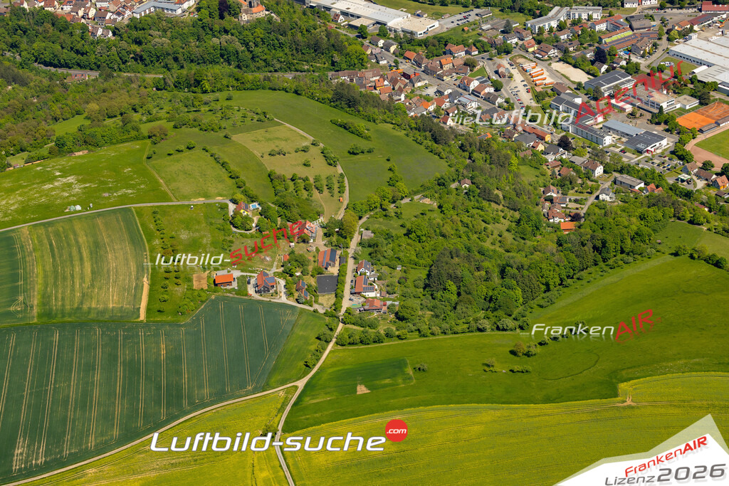 Luftbild Vs Google Maps  Krautheimberg  Krautheim -Das Luftbild wurde 2025 vom UL-Flugzeug heraus erstellt ( keine Drohne ) - Hochauflösende Luftaufnahme -Nicht vergleichbar mit Google Maps oder Satelittenbilder- Die Geschenkidee !Mit Lizenz und Bildrechte bestellbar