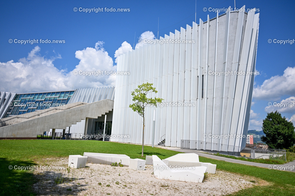 Anton Bruckner Privatuniversitaet Linz_ Bruckneruni_ 23.08.2023-6 | 23.08.2023, Linz, AUT, Anton Bruckner Privatuniversitaet Linz, im Bild Anton Bruckner Privatuniversitaet Linz, Bruckneruni, Gebaeude