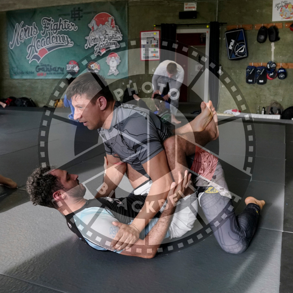 20240413PBB6761 | Fighters compete during the Grapplethon 24hours of rolling for a reason in Hamburg, Germany, on April 13, 2024.