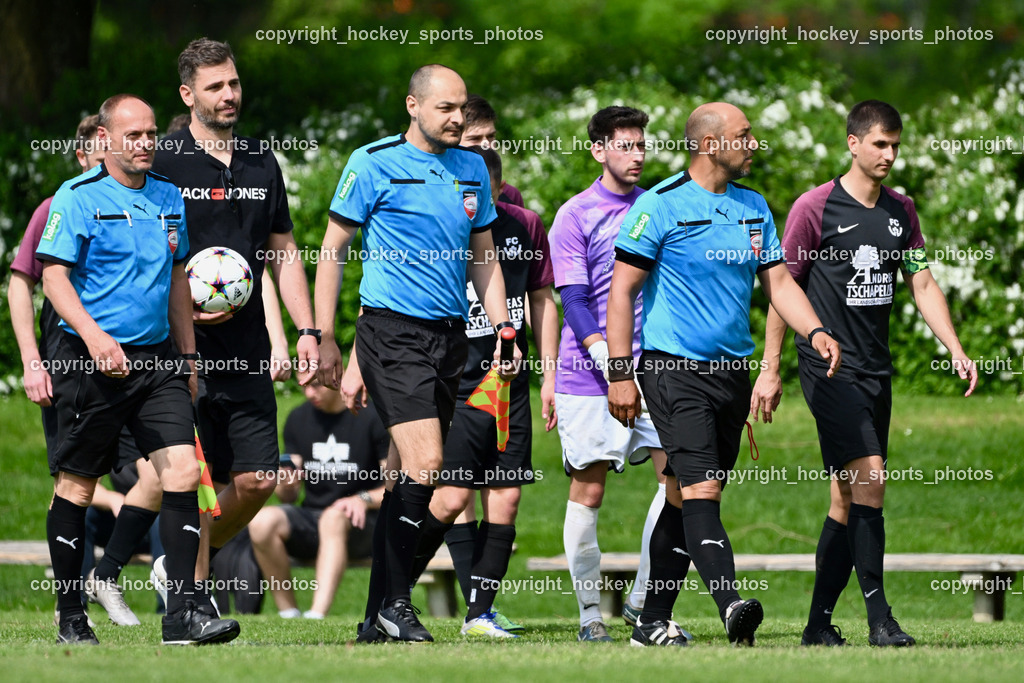 SV Rothenthurn vs. FC Nussdorf Debant | Michael Moser Referee, Kemal Zobic Referee, Edin Avdic Referee, #7 Aleksandar Simic FC Nussdorf, SV Rothenthurn vs. FC Nussdorf Debant, SV Rothenthurn vs. FC Nussdorf Debant am 04.05.2025 in Rothenthurn (Sportplatz Rothenthurn), Austria, (Photo by Bernd Stefan)