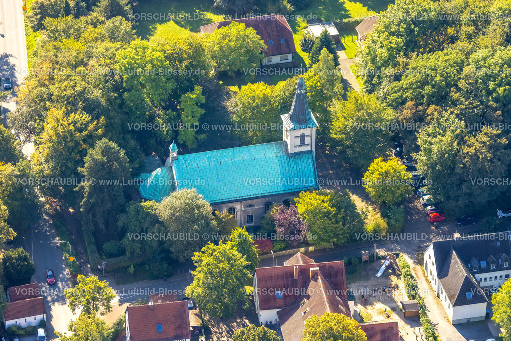 Unna220903049 | Luftbild, Kath. Kirche St. Peter und Paul, Hemmerde, Unna, Ruhrgebiet, Nordrhein-Westfalen, Deutschland