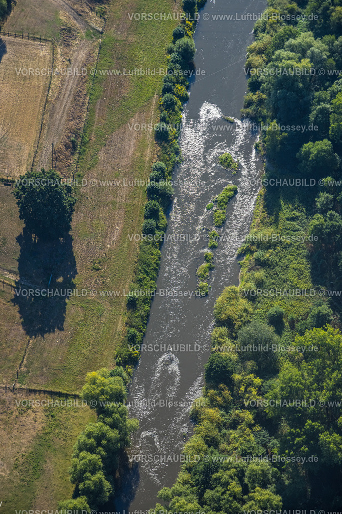 Olfen220806046Lippe | Luftbild, Fluss- und Auenentwicklung der Lippe Vogelsang, Renaturierung, Fluss Lippe Gleitsohle, Hötting, Datteln, Ruhrgebiet, Nordrhein-Westfalen, Deutschland