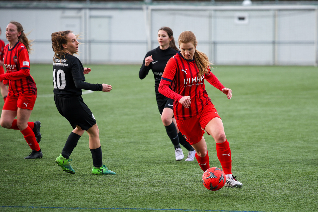 20260329-FCH-HS_072 | 1.FC Heidenheim 1846 II vs. SGM Hohenmemmingen/Sontheim, Fußball, Frauen, Bezirksliga, 2025/2026, 14. Spieltag, 29.03.2026 in Heidenheim, Kunstrasen b. Voith-Arena West(Foto: Michael Bulling) - Realisiert mit Pictrs.com
