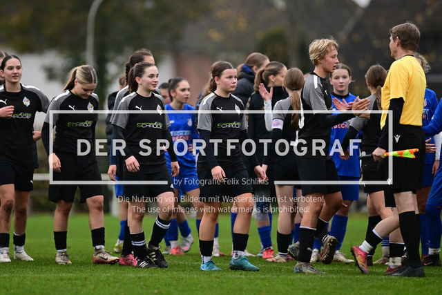 Fußball I Juniorinnen I Saison 2025-2026 I Niedersachsenpokal I Viertelfinale I JFV A-O-B-H-H - FC Rosengarten I 34836 | Der Sportfotograf. - Realisiert mit Pictrs.com