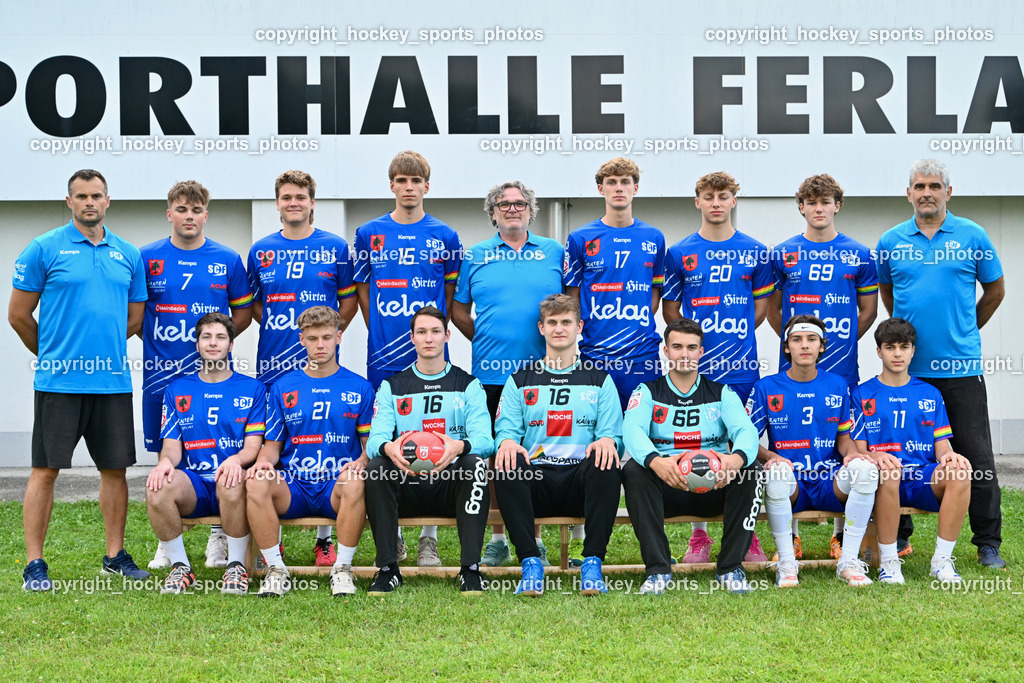 SC Ferlach Media Day | Mannschaftsfoto SC Ferlach Future Team , SC Ferlach Media Day, SC Ferlach Media Day am 19.08.2024 in Ferlach (Ballspielhalle Ferlach), Austria, (Photo by Bernd Stefan)