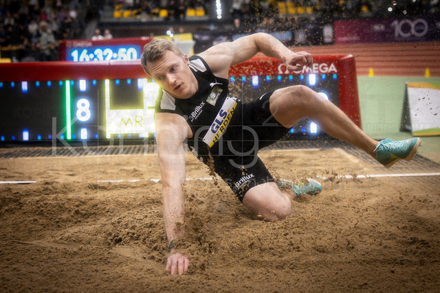 Deutsche Leichtathletik-Hallenmeisterschaften; Dortmund, 28.02.2026 | Luka Herden (LG Brillux Münster, 529); Deutsche Leichtathletik-Hallenmeisterschaften am 28.02.2026 in der Helmut-Körnig-Halle in Dortmund. 