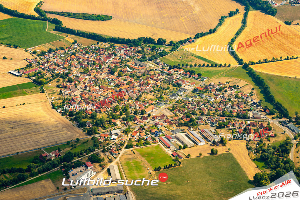 Die Luftaufnahme Haina - Römhild wurde 2022 vom Flugzeug aus (keine Drohne) erstellt. Hohe Auflösung -für große Poster und Wandbilder geeignet - Garantiert!