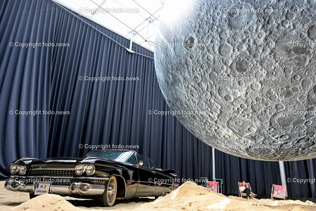 Communale Ooe_ Kosmos Neue Welten_ Peuerbach_ 30.05.2023-1 | 30.05.2023, Peuerbach, AUT, Communale Ooe, Kosmos Neue Welten, im Bild Mond, George Moon, Verena Baumgartner