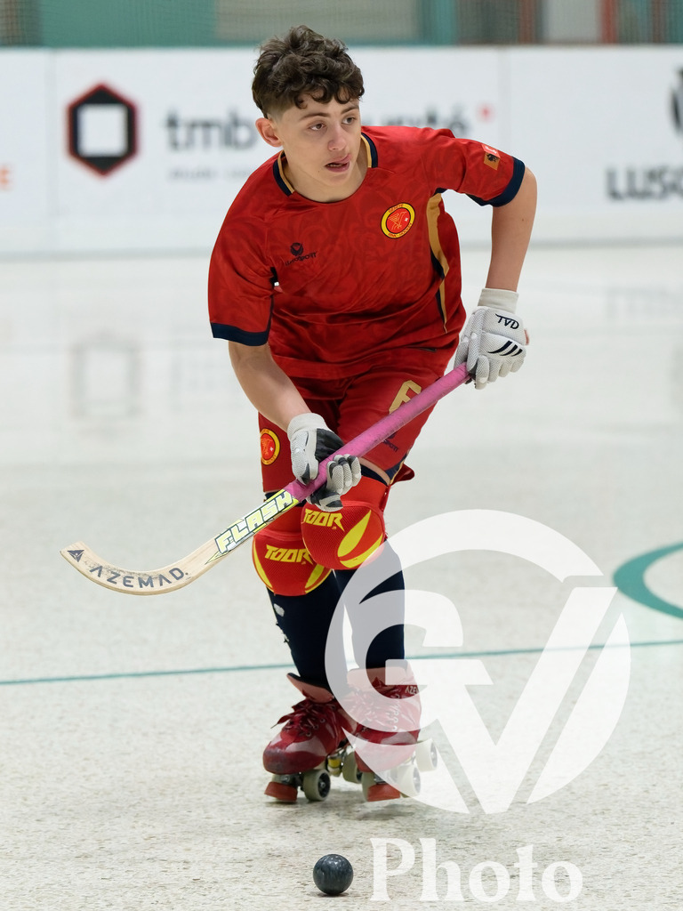 Geneve RHC  v RC Biasca  - U17 | Geneve, Switzerland - May 10 : during the U17  match between Geneve RHC  and RC Biasca  at Centre sportif de la queue d'arve on May 10 , 2026 in Geneve, Switzerland.