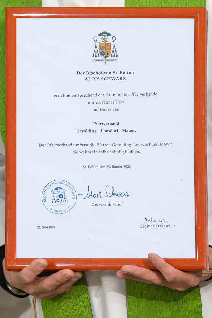 REP-162 | Bischofsmesse 25.01.2026 - Dekredierungsfeier mit Festmesse anlässlich Gründung des Pfarrverbandes GEROLDING-LOOSDORF-MAUER