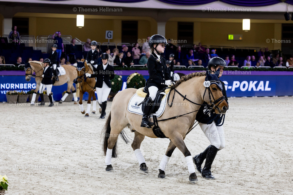 TH_Nürnberger Burgpokal Führzügelwettbewerb_13258 | Nürnberger Burgpokal Führzügelwettbewerb beim Festhallen Reitturnier Frankfurt 2023 am 15.12.23 in Frankfurt, Festhalle