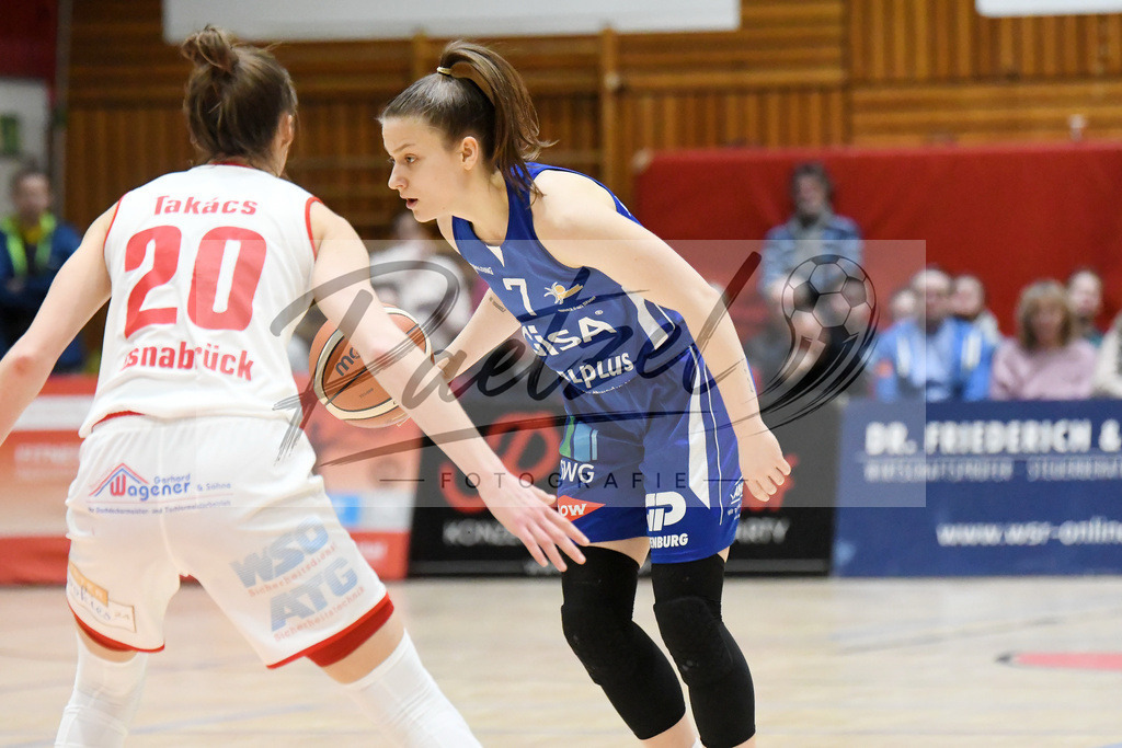20200126_PANHAL_0095 | Basketball, Frauen:   beim Spiel der Toyota DBBL zwischen GiroLive-Panthers Osnabrück vs. GISA LIONS SV Halle am 26.01.2020 im Panthers Dome in Osnabrück, Deutschland.(Foto von Nico Paetzel) - Realisiert mit Pictrs.com