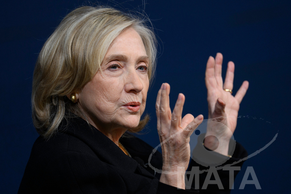 _DWA3864 | Die US-Politikerin Hillary Clinton auf der Veranstaltung Bridging Scholarship and Statecraft im Rahmen der Münchner Sicherheitskonferenz 2026. München, 13.02.2026 Bayern Deutschland  - Realisiert mit Pictrs.com