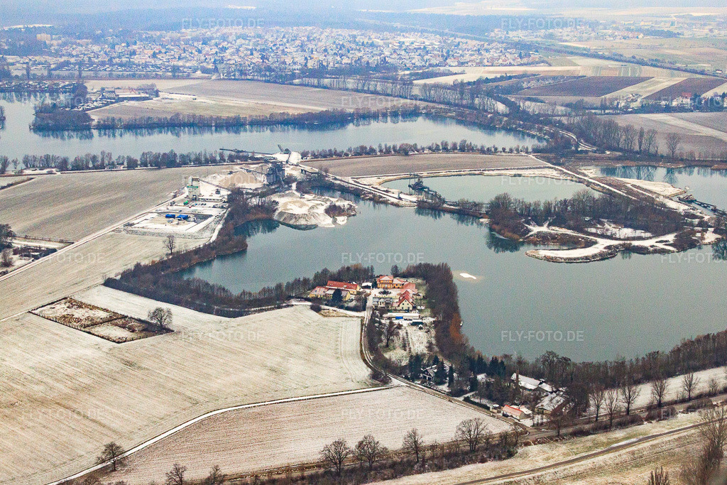 Luftbild: Speyer, Deutschhof, Am Deutschewühl in Otterstadt im Bundesland Rheinland-Pfalz in Deutschland. Foto: IMG_23442.jpg vom 06.01.2010 durch Werner Riehm/FLY-FOTO.de