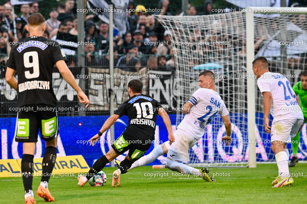 SAK vs. SK Sturm 22.7.2023 | #10 Otari Kiteishvili, #24 Zoran Vukovic, #20 Luka Vukovic