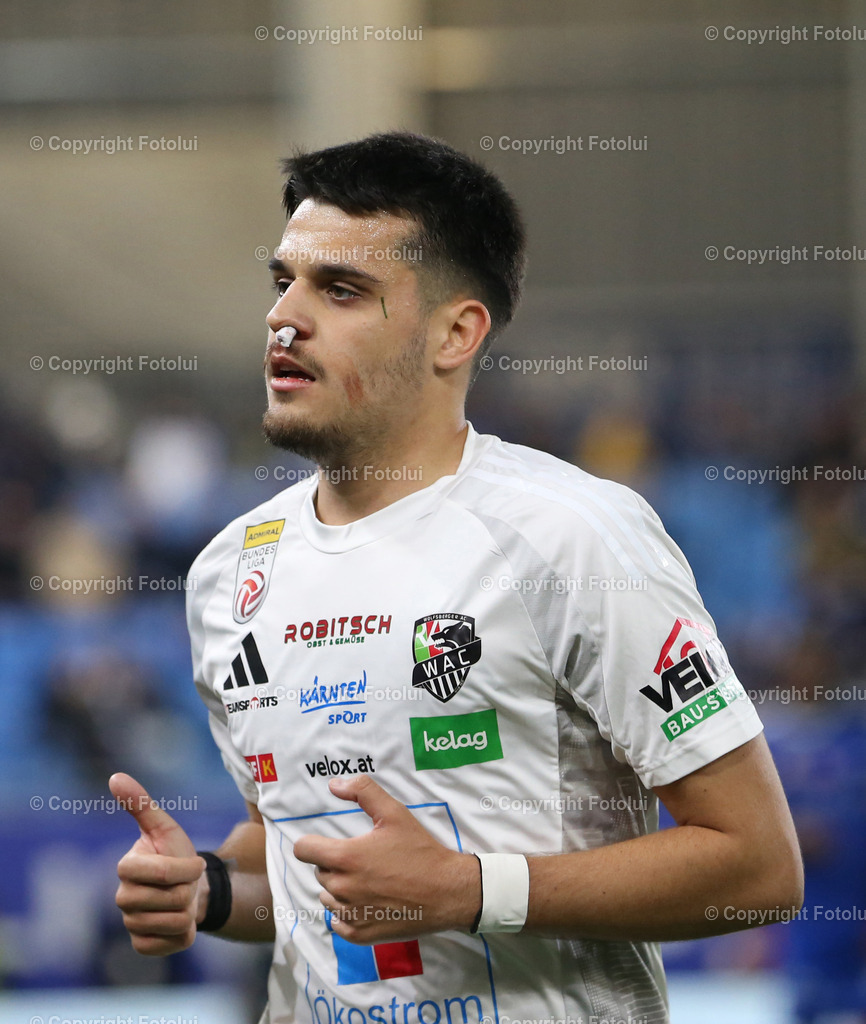 A_LUI_120425_03 | SPORT,FUSSBALL ADMIRAL BUNDESLIGA BLAU WEISSLINZ -RZ PELLETS WAC IM BILD: DEJAN ZUKIC (WAC) FOTO:  FOTOLUI/MW