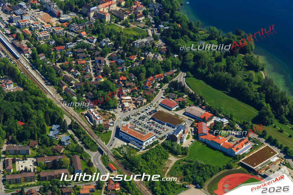 Luftbild von  Tutzing - Luftaufnahme wurde 2015 von https://frankenair.de mittels Flugzeug (keine Drohne) erstellt - die Geschenkidee