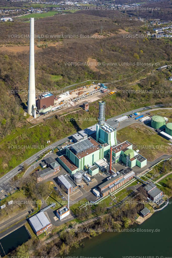 Herdecke220401663 | Luftbild, Cuno Kraftwerk mit Abrissarbeiten, Herdecke, Ruhrgebiet, Nordrhein-Westfalen, Deutschland
