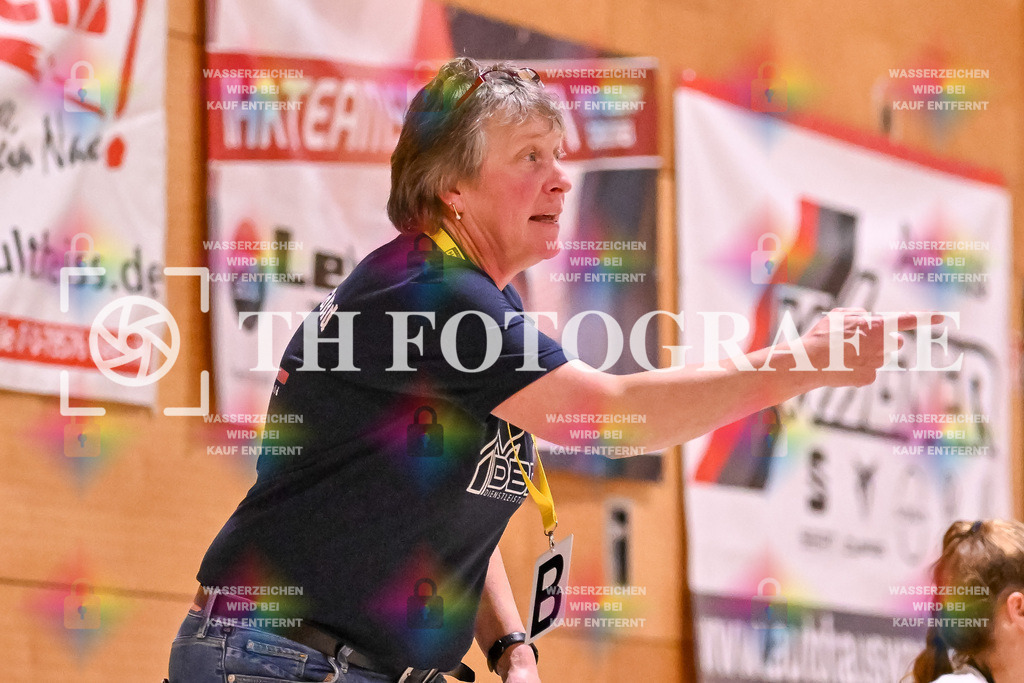 GER, SG Maulburg/Steinen - HSG Dreiland, Frauen-Handball, Oberliga Suedbaden, 3. Spieltag, Saison 2024/2025, 12.10.2024 | Beate Czok (HSG Dreiland) mit Emotion.GER, SG Maulburg/Steinen - HSG Dreiland, Frauen-Handball, Oberliga Suedbaden, 3. Spieltag, Saison 2024/2025, 12.10.2024Foto: TH Fotografie/Thomas Hess