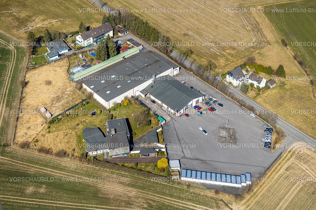 Sundern250304272 | Luftbild, farbwerk LackiertechnikBruchhausen, Amecke, Sundern, Sauerland, Nordrhein-Westfalen, Deutschland