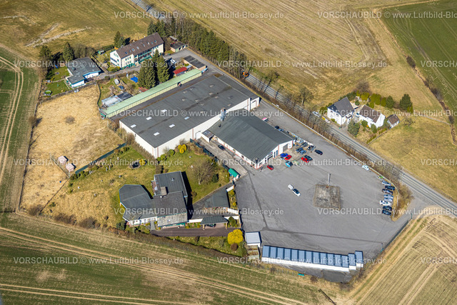 Sundern250304272 | Luftbild, farbwerk LackiertechnikBruchhausen, Amecke, Sundern, Sauerland, Nordrhein-Westfalen, Deutschland