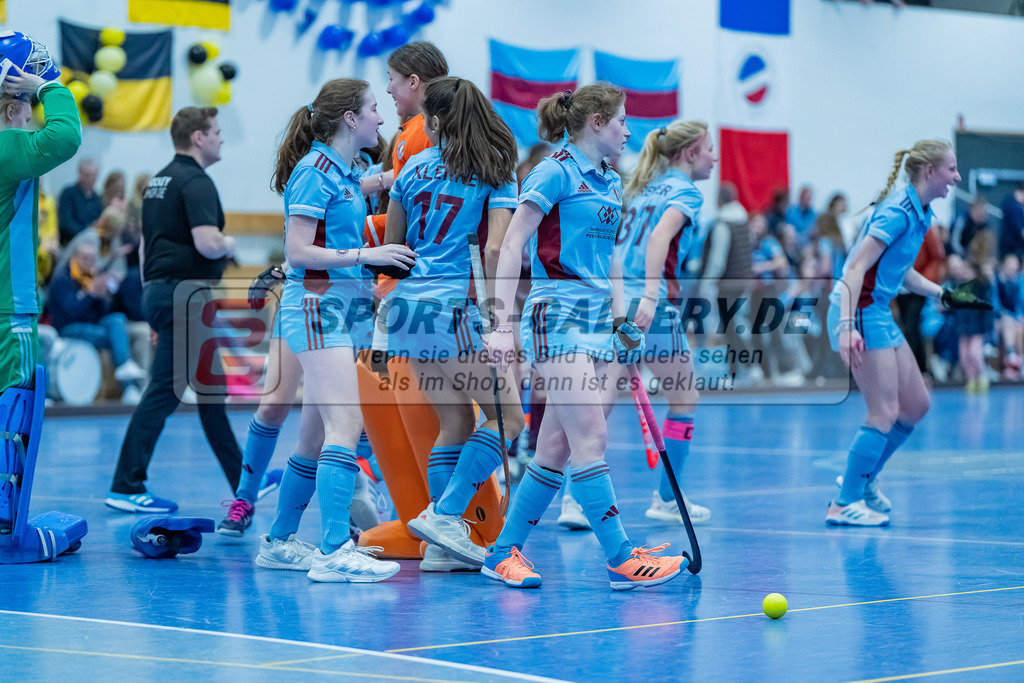 HK_20240303_108997 | 2. Halbfinale Deutsche Meisterschaft WU16 am 3.3.2024 Halle DHC, Düsseldorf ,
