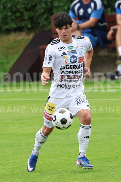 Friendly Match: SC Weiz vs TSV Hartberg in Weiz | Weiz, AUSTRIA, 01.JUL.26 - SOCCER - ADMIRAL Bundesliga, SC Weiz vs TSV Hartberg, test match. The image shows Luca Pazourek (Harberg).