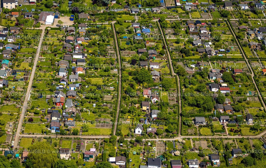Gelsenkirchen230510981 | Luftbild, Kleingärtnerverein Am Kußweg, Feldmark, Gelsenkirchen, Ruhrgebiet, Nordrhein-Westfalen, Deutschland