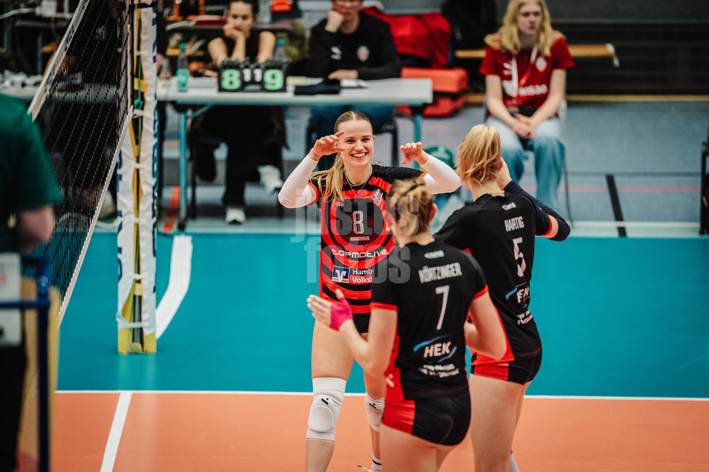 Volleyball | Frauen | Saison 2025/2026 | Volleyball Bundesliga | ETV Hamburger Volksbank Volleys vs. VC Wiesbaden | 14.03.2026 | Zoe Konjer (#8, ETV Hamburger Volksbank Volleys)