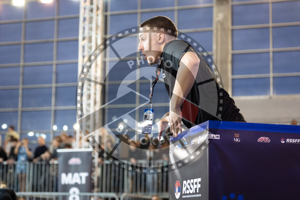 20260214PBB1373 | Fighters compete during the ADCC European Trials  competition day 1 in Belgrade, Serbia, on February 14, 2026.