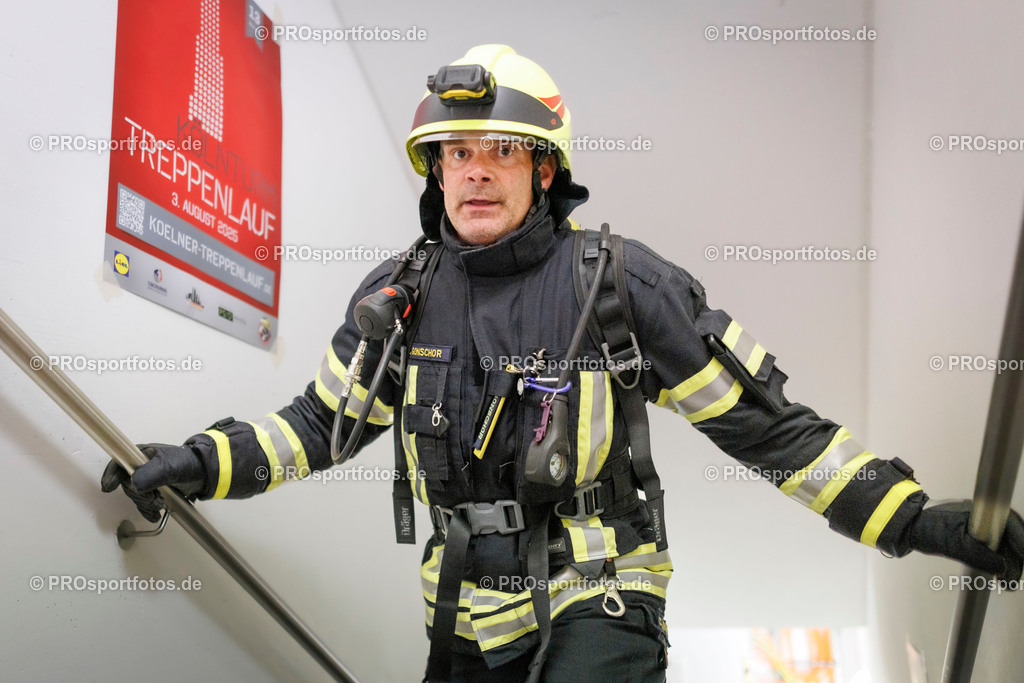 KölnTurm Treppenlauf; Köln, 03.08.2025 | Impressionen vom KölnTurm Treppenlauf am 03.08.2025 in Köln (Nordrhein-Westfalen). 