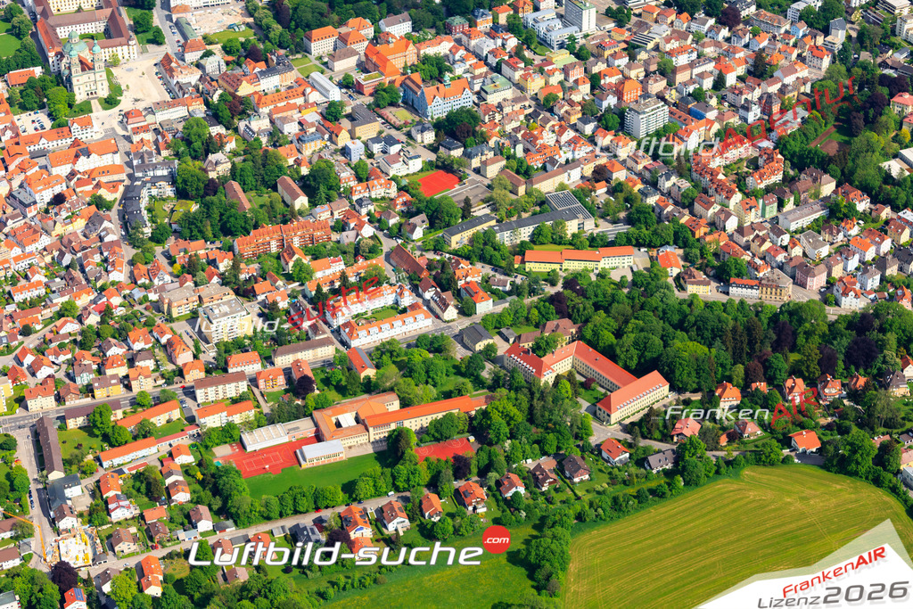 Die Luftaufnahme Thingers - Kempten Allgäu wurde vom UL-Flugzeug (keine Drohne) aus fotografiert.Hohe Druck- Auflösung-die Geschenkidee!