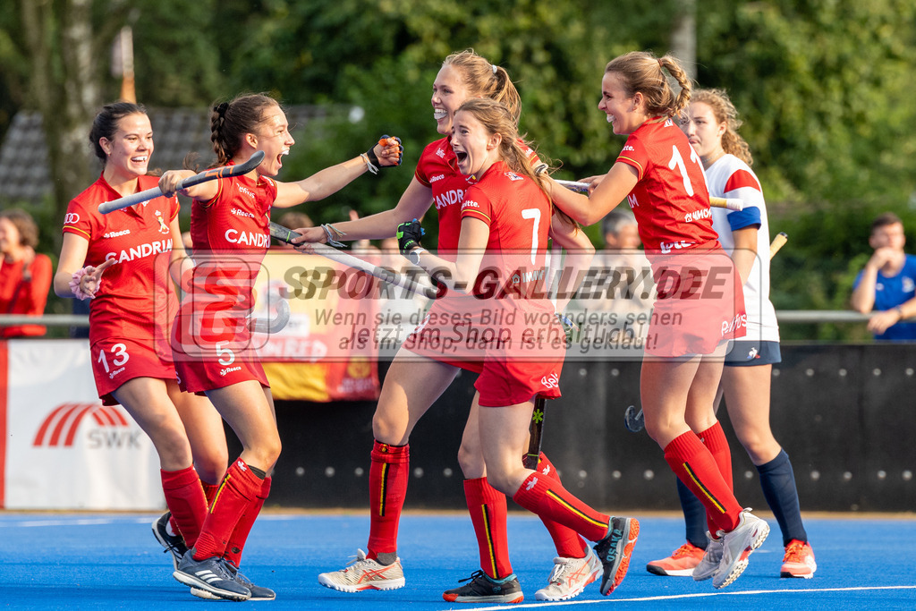 SFE_20230713_0062 | EuroHockey EM U18 Girls France vs Belgium am 13.07.2023 in Krefeld (Gerd-Wellen-Hockeyanlage), Photo: Stephan Fehrmann 2023 (Sports-Gallery)