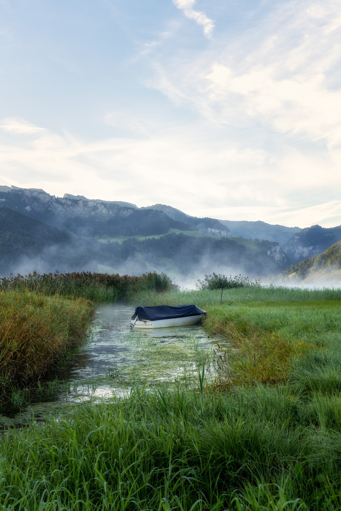 Sihlsee im September | Erster Nebel im Herbst - Realisiert mit Pictrs.com