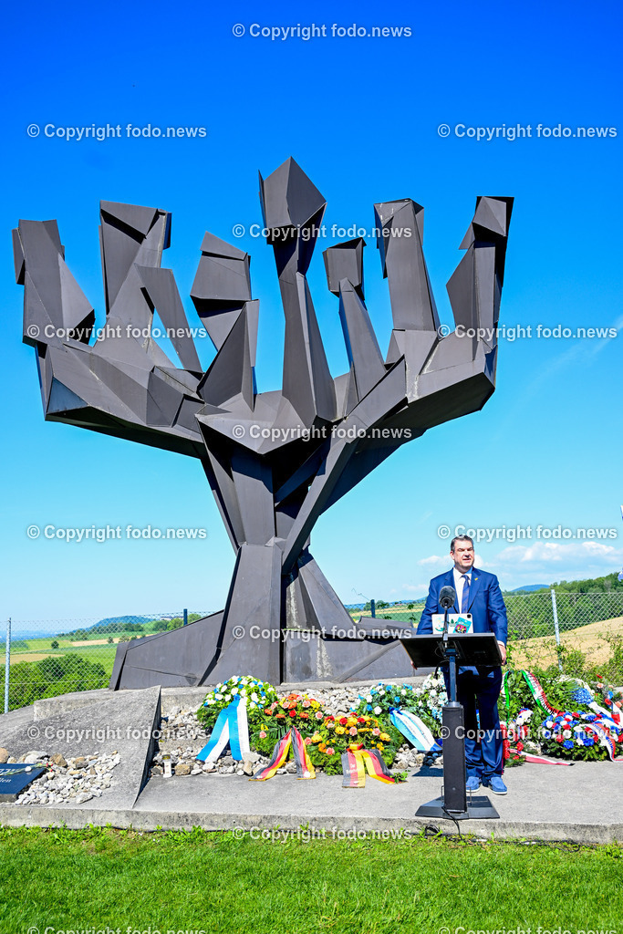 Internationale Gedenk- und Befreiungsfeier Gedenkstaette Mauthausen 2025_ 11.05.2025-108 | 11.05.2025, Mauthausen, AUT, Internationale Gedenk- und Befreiungsfeier Gedenkstaette Mauthausen 2025, 80 Jahre Befreiung KZ Mauthausen im Bild Oskar Deutsch (Israelitische Kultusgemeinde Oesterreichs)