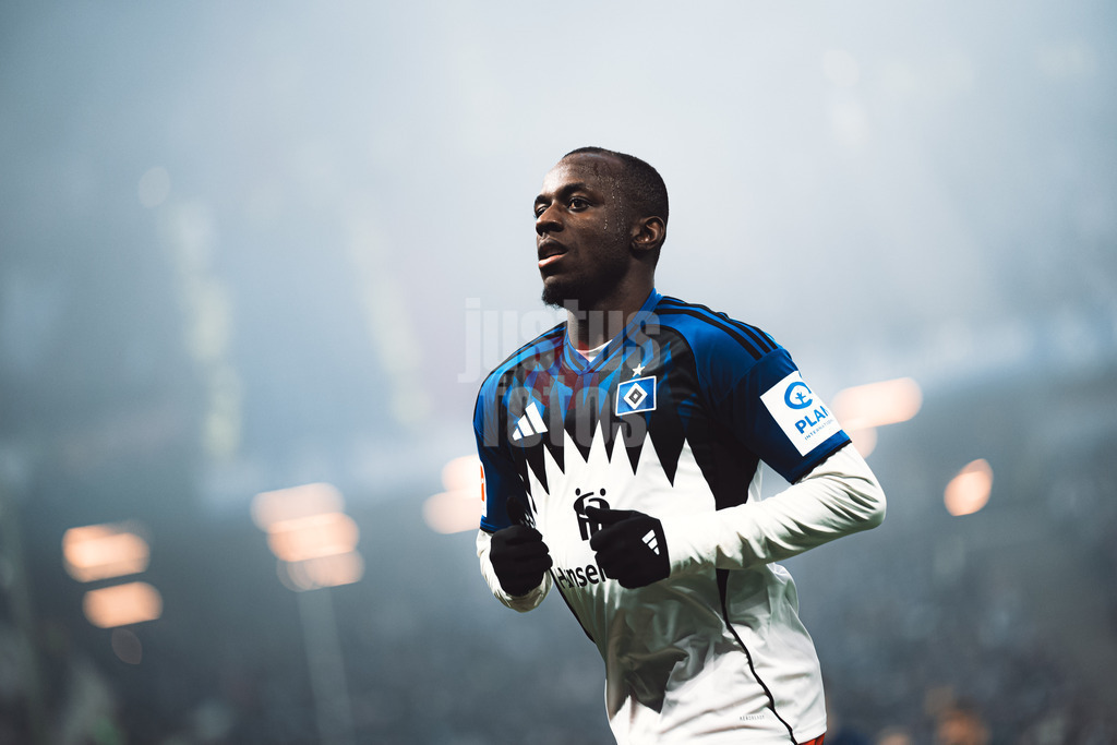 Fußball | Männer | Saison 2025/2026 | 1. Fußball-Bundesliga | 13. Spieltag | Hamburger SV vs. SV Werder Bremen | 07.12.2025 | Jean-Luc Dompe (#7, HSV)