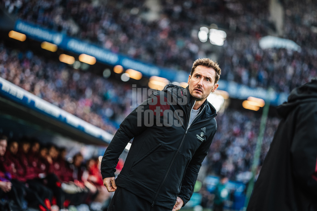Fußball | Männer | Saison 2024/2025 | 2. Fußball-Bundesliga | 11. Spieltag | Hamburger SV vs. 1. FC Nürnberg | 03.11.2024 | Trainer Miroslav Klose (1. FC Nürnberg)