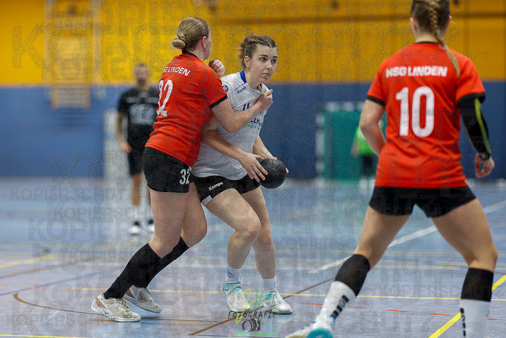 Frauen 2. Bezirksklasse; SG Rechtenbach - HSG Linden II | Frauen 2. Bezirksklasse; SG Rechtenbach - HSG Linden II am 16.11.2025 in Rechtenbach (Sporthalle Rechtenbach)Photo © 2025 - Jörg Heinrich - Realisiert mit Pictrs.com