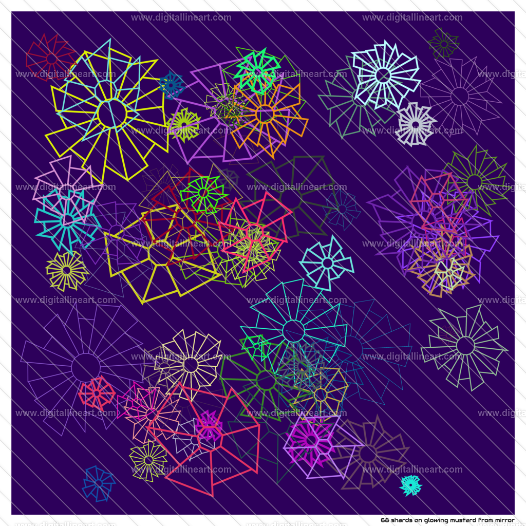 68-shards-glowing-mustard-from-mirror | digitallineart - Realisiert mit Pictrs.com
