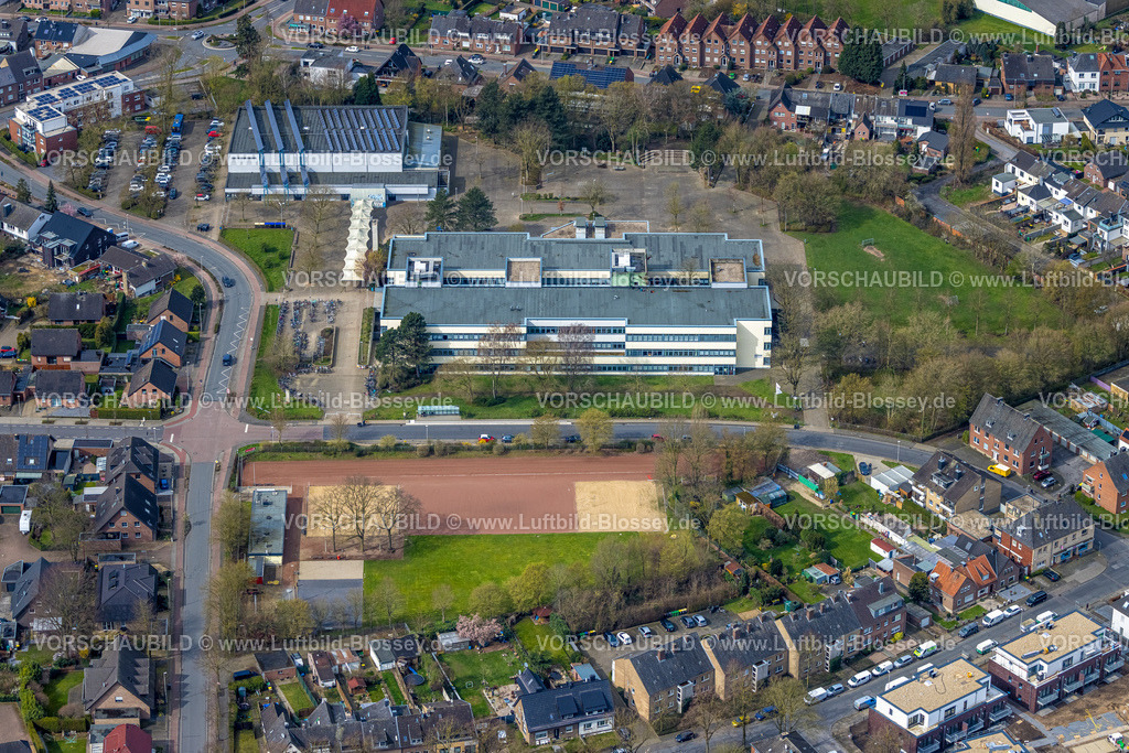Emmerich230300363 | Luftbild, Städt. Willibrord-Gymnasium Emmerich, Emmerich am Rhein, Niederrhein, Nordrhein-Westfalen, Deutschland