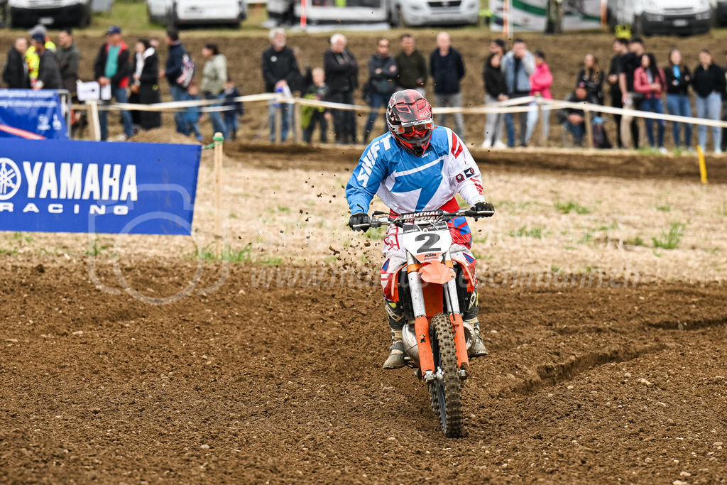 Motocross Schlatt bei Winterthur - 30. April 2023 | #2 Keller Fridolin aus Tuggen (CH) auf KTM 2 TAKT in der Kategorie Senioren am Motocross Schlatt bei Winterthur, 30. April 2023. 
Instagram: @mx_schlatt | @mc_wila | @sam_schweiz
Bild: Sportfotografie Markus Aeschimann | www.markus-aeschimann.ch - Realisiert mit Pictrs.com