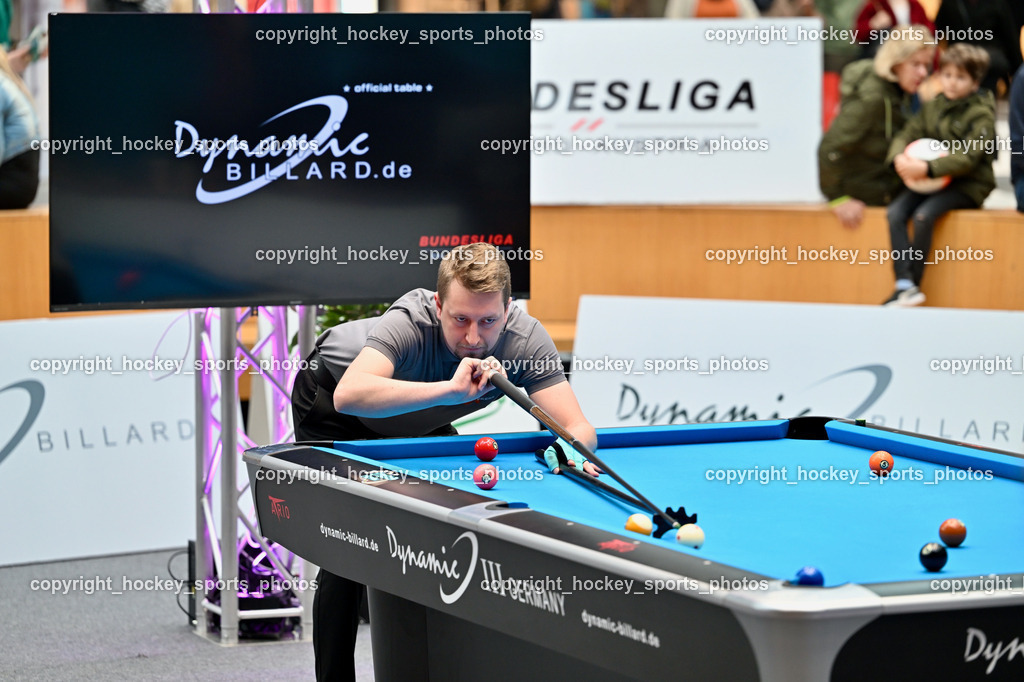 Pool Billard Bundesliga 2025 im ATRIO | Hollenstein Lorenz, Pool Billard Bundesliga 2025 im ATRIO, Pool Billard Bundesliga 2025 im ATRIO am 29.03.2025 in Villach (Atrio), Austria, (Photo by Bernd Stefan)