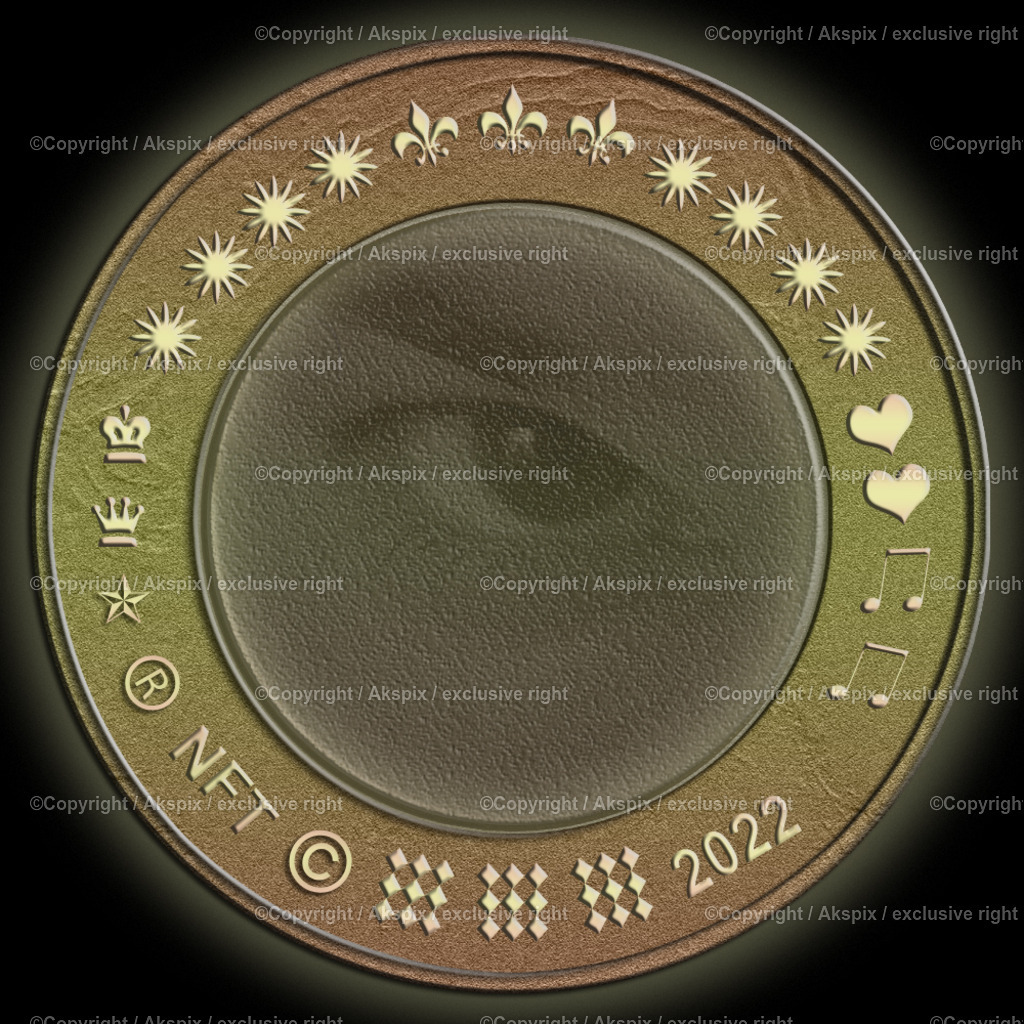 NFTs_Coin-One-Eye-2022 | Die Bildagentur Akspix ist eine Online-Bildagentur und bietet professionelles und kreatives Bildmaterial Royalty free und Rights Managed. Bildarchiv Akspix bietet eine große Auswahl an kreativen und klassischen Motiven.Frankfurt Fotograf, Fotoshooting