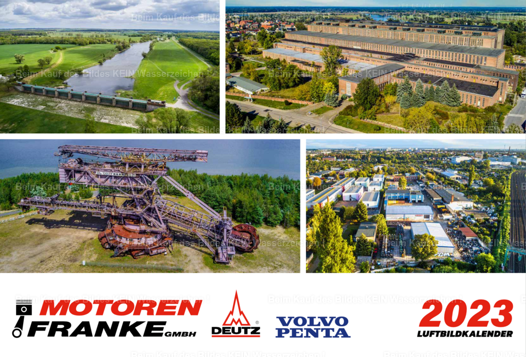 Firmenkalender Deckblatt Volvo Penta | Beispiele Firmenkalender individuell mit eigenem Logo - Realisiert mit Pictrs.com