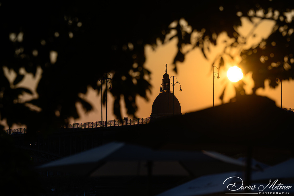 Sonnenuntergang in Mainz | Sonnenuntergang in Mainz fotografiert aus Mainz-Kastel