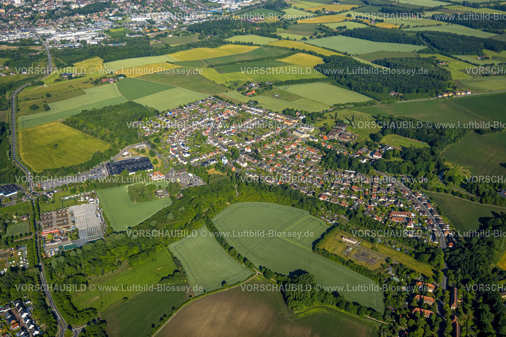 Hamm220601445 | Luftbild, Wohngebiet Kötterberg, zwischen Mansfelder Straße, August-Schüttken-Weg und Münsterstraße, Heessen, Hamm, Ruhrgebiet, Nordrhein-Westfalen, Deutschland