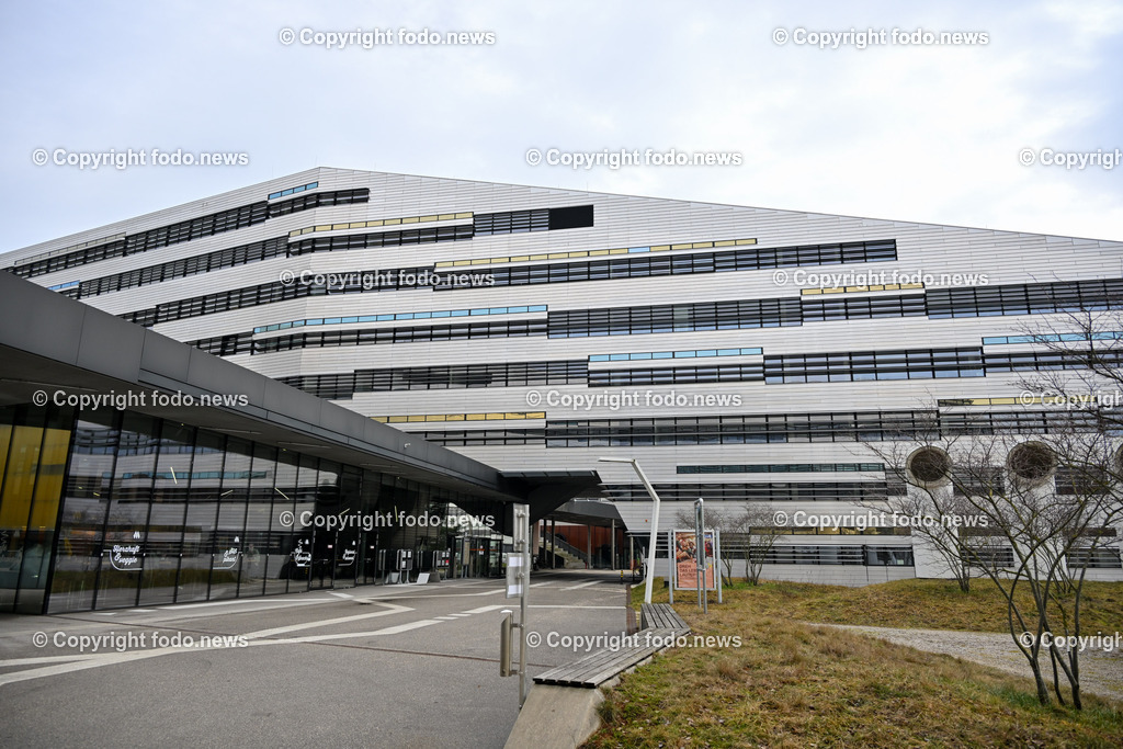 JKU Linz_ Science Park_ 09.02.2024-2 | 09.02.2024, Johannes Kepler Universitaet Linz, AUT, JKU, Gelaende, im Bild JKU Linz, Science Park, Campus, Technologie, hoch-modernes und architektonisch spektakulaeres Campus-Zentrum, Mechatronik, Kuenstliche Intelligenz, Digitalisierung, Mathematik, Forschung, Entwicklung
